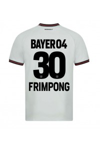 Fotbalové Dres Bayer Leverkusen Jeremie Frimpong #30 Venkovní Oblečení 2023-24 Krátký Rukáv